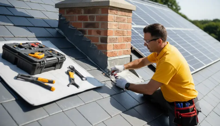 Flashing repair (chimney, wall, valley)
