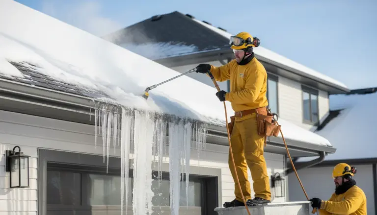 Ice dam repair