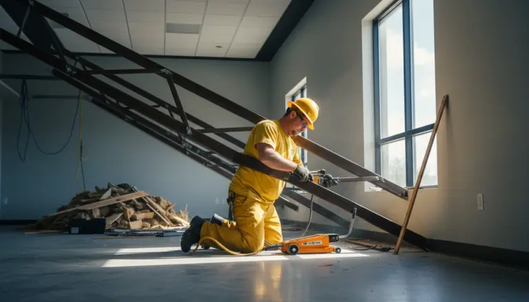 Tornado damage repair